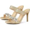 imageAllegra K Womens Glitter Rhinestone Stiletto Heels SandalsGold