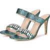 imageAllegra K Womens Glitter Rhinestone Stiletto Heels SandalsGreen