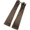 imageAllegra K Womens Long Gloves 1920S Evening Party Full Finger Mittens Elegant Opera GloveCoffee
