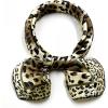 imageuxcell Women Small Square Scarf Scarves Leopard Printed Striped Polka Dots Pattern Kerchief NeckerchiefGold Leopard