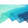 imageuxcell Long Chiffon Lightweight Sheer Wedding Scarf Silky Gradient Color Party Shawl Spring Summer Beach Wrap for WomenBlue Green