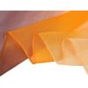 imageuxcell Long Chiffon Lightweight Sheer Wedding Scarf Silky Gradient Color Party Shawl Spring Summer Beach Wrap for WomenCoffee Orange