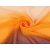 imageuxcell Long Chiffon Lightweight Sheer Wedding Scarf Silky Gradient Color Party Shawl Spring Summer Beach Wrap for WomenCoffee Orange