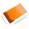 imageuxcell Long Chiffon Lightweight Sheer Wedding Scarf Silky Gradient Color Party Shawl Spring Summer Beach Wrap for WomenCoffee Orange