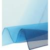imageuxcell Long Chiffon Lightweight Sheer Wedding Scarf Silky Gradient Color Party Shawl Spring Summer Beach Wrap for WomenDark Light Blue