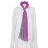imageuxcell Long Chiffon Lightweight Sheer Wedding Scarf Silky Gradient Color Party Shawl Spring Summer Beach Wrap for WomenFuchsia Gray
