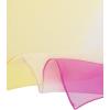 imageuxcell Long Chiffon Lightweight Sheer Wedding Scarf Silky Gradient Color Party Shawl Spring Summer Beach Wrap for WomenFuchsia Yellow