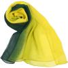 imageuxcell Long Chiffon Lightweight Sheer Wedding Scarf Silky Gradient Color Party Shawl Spring Summer Beach Wrap for WomenGreen