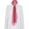 imageuxcell Long Chiffon Lightweight Sheer Wedding Scarf Silky Gradient Color Party Shawl Spring Summer Beach Wrap for WomenKhaki Rose Pink