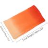 imageuxcell Long Chiffon Lightweight Sheer Wedding Scarf Silky Gradient Color Party Shawl Spring Summer Beach Wrap for WomenOrange