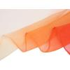 imageuxcell Long Chiffon Lightweight Sheer Wedding Scarf Silky Gradient Color Party Shawl Spring Summer Beach Wrap for WomenOrange