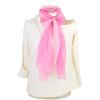 imageuxcell Long Chiffon Lightweight Sheer Wedding Scarf Silky Gradient Color Party Shawl Spring Summer Beach Wrap for WomenPink