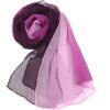 imageuxcell Long Chiffon Lightweight Sheer Wedding Scarf Silky Gradient Color Party Shawl Spring Summer Beach Wrap for WomenPurple
