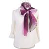 imageuxcell Long Chiffon Lightweight Sheer Wedding Scarf Silky Gradient Color Party Shawl Spring Summer Beach Wrap for WomenPurple