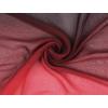 imageuxcell Long Chiffon Lightweight Sheer Wedding Scarf Silky Gradient Color Party Shawl Spring Summer Beach Wrap for WomenRed Black