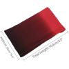 imageuxcell Long Chiffon Lightweight Sheer Wedding Scarf Silky Gradient Color Party Shawl Spring Summer Beach Wrap for WomenRed Black