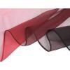 imageuxcell Long Chiffon Lightweight Sheer Wedding Scarf Silky Gradient Color Party Shawl Spring Summer Beach Wrap for WomenRed Black