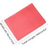imageuxcell Long Chiffon Lightweight Sheer Wedding Scarf Silky Gradient Color Party Shawl Spring Summer Beach Wrap for WomenRed Orange