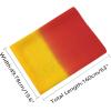 imageuxcell Long Chiffon Lightweight Sheer Wedding Scarf Silky Gradient Color Party Shawl Spring Summer Beach Wrap for WomenRed Yellow Green Blue