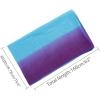 imageuxcell Long Chiffon Lightweight Sheer Wedding Scarf Silky Gradient Color Party Shawl Spring Summer Beach Wrap for WomenRoyal Blue