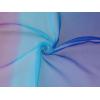 imageuxcell Long Chiffon Lightweight Sheer Wedding Scarf Silky Gradient Color Party Shawl Spring Summer Beach Wrap for WomenRoyal Blue