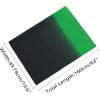 imageuxcell Long Chiffon Lightweight Sheer Wedding Scarf Silky Gradient Color Party Shawl Spring Summer Beach Wrap for WomenYellow Green Black