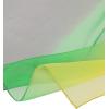 imageuxcell Long Chiffon Lightweight Sheer Wedding Scarf Silky Gradient Color Party Shawl Spring Summer Beach Wrap for WomenYellow Green Black