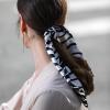 imageuxcell Women Small Square Scarf Scarves Leopard Printed Striped Polka Dots Pattern Kerchief NeckerchiefBlack White Zebra Pattern