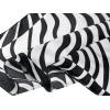 imageuxcell Women Small Square Scarf Scarves Leopard Printed Striped Polka Dots Pattern Kerchief NeckerchiefBlack White Zebra Pattern