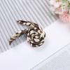 imageuxcell Women Small Square Scarf Scarves Leopard Printed Striped Polka Dots Pattern Kerchief NeckerchiefBrown Beige