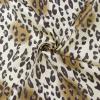 imageuxcell Women Small Square Scarf Scarves Leopard Printed Striped Polka Dots Pattern Kerchief NeckerchiefGold Leopard