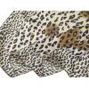 imageuxcell Women Small Square Scarf Scarves Leopard Printed Striped Polka Dots Pattern Kerchief NeckerchiefGold Leopard