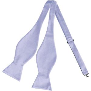 imageAllegra K Mens Solid Color Selftied for Formal Wedding Party Tuxedo Bow TiesLight Purple