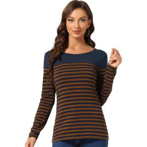 imageAllegra K womens CasualBlue Brown