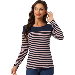 imageAllegra K womens CasualBlue Pink