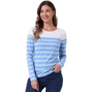 imageAllegra K womens CasualDark Light Blue