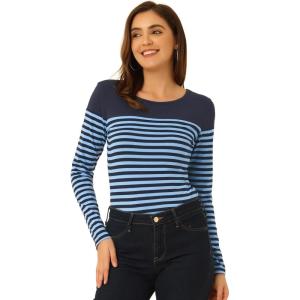 imageAllegra K womens CasualNavy Blue