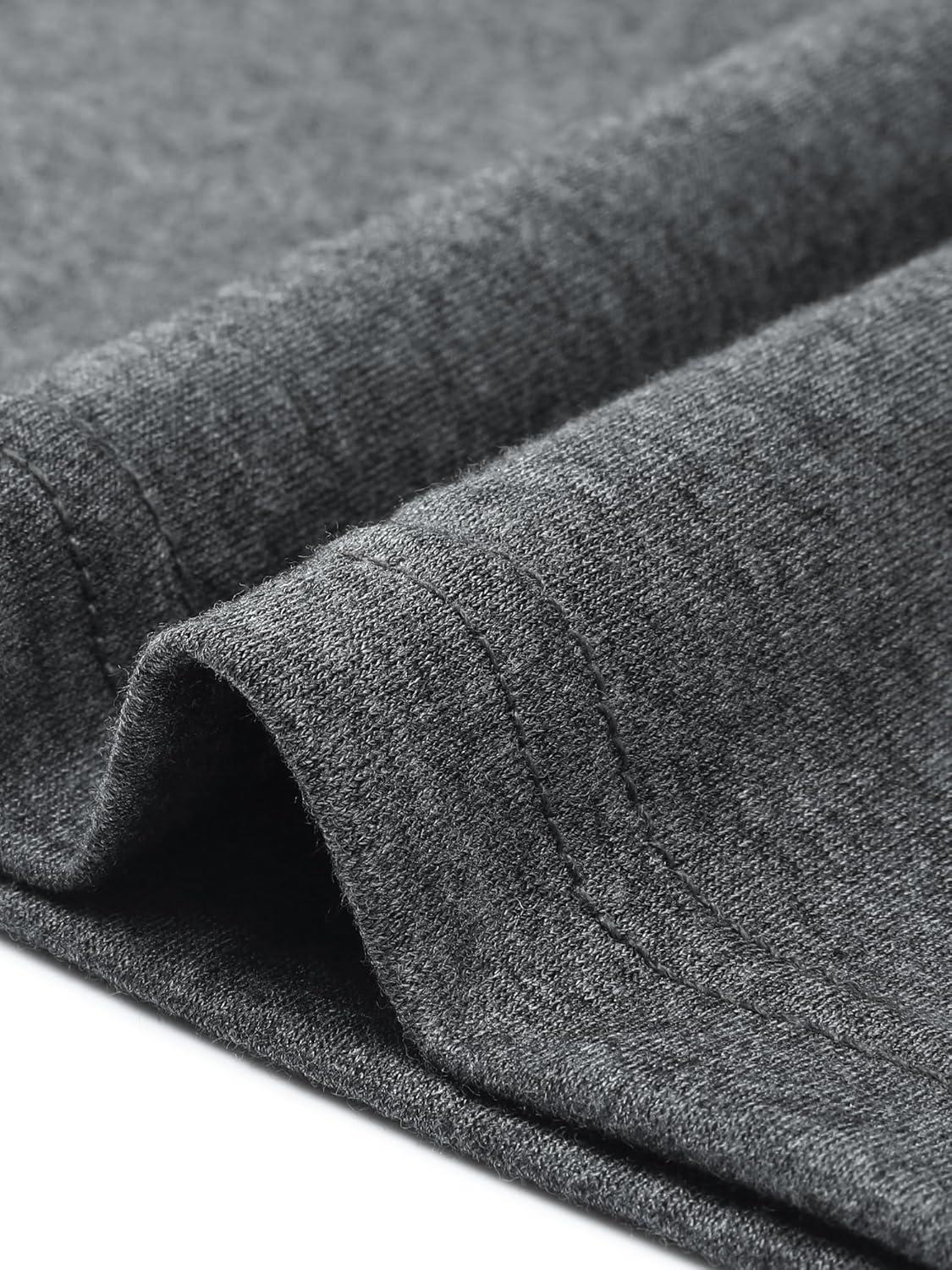 imageAllegra K Womens Casual Round Neck Elbow Sleeve t Shirts Slim Fit Blouses Tops FashionDark Gray2