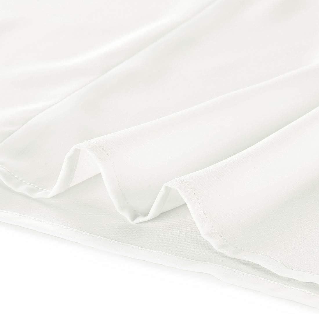imageAllegra K Womens Ruffle Blouse for Business Work Elegant V Neck Long Sleeve Casual Dressy TopWhite