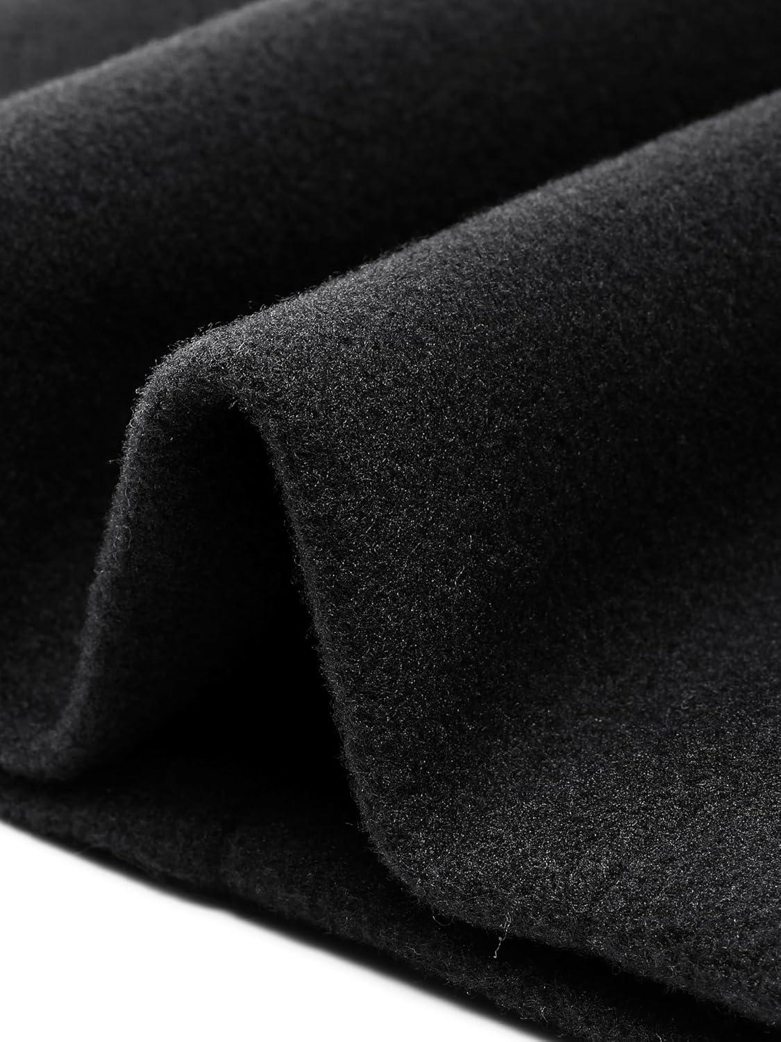 imageAllegra K Womens Single Breasted Turndown Collar Overcoat Vintage Winter Dress Coat with PocketsBlack