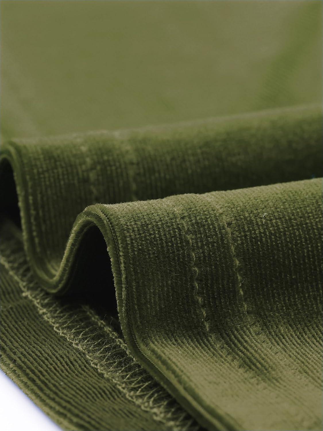 imageAllegra K Womens Turtleneck Velvet Top Long Sleeve Work Shirts Basic Velour BlouseOlive Green
