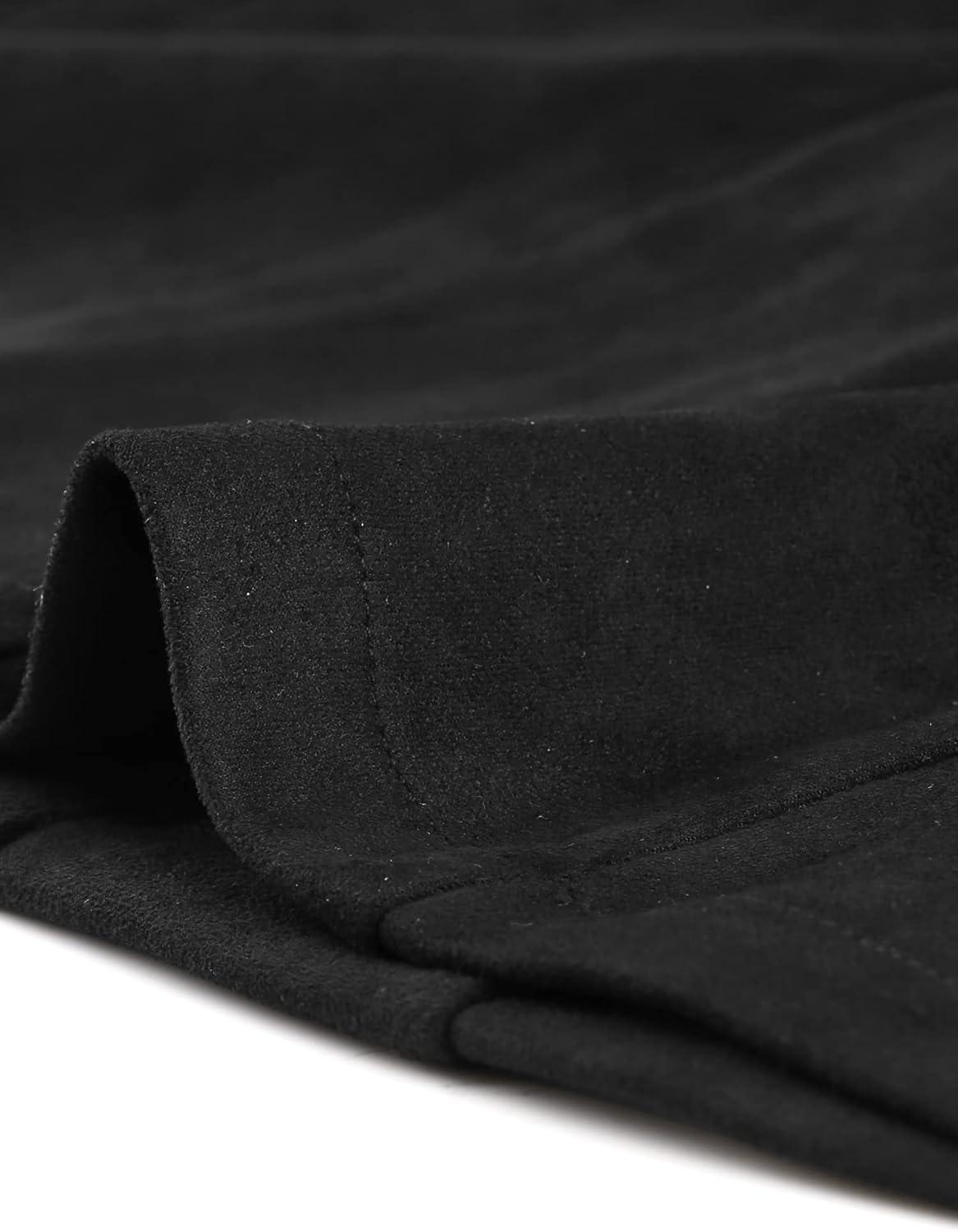 imageAllegra K Womens Winter Classic Outwear Overcoat with Pockets Single Breasted Pea CoatBlack