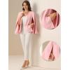 imageAllegra K Cape Sleeve Blazer for Womens Business Work Open Front Casual Jacket CoatPink