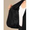 imageAllegra K Casual Blazer for Womens Lapel Collar Long Sleeve Cropped BlazerBlack