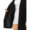 imageAllegra K Fall Coats for Womens 2025 Pea Coats Long Winter Trench CoatBlacks
