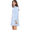 imageAllegra K Fall Coats for Womens 2025 Pea Coats Long Winter Trench CoatBlue