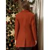 imageAllegra K Fall Coats for Womens 2025 Pea Coats Long Winter Trench CoatBrick Red
