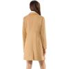 imageAllegra K Fall Coats for Womens 2025 Pea Coats Long Winter Trench CoatBrowns