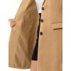 imageAllegra K Fall Coats for Womens 2025 Pea Coats Long Winter Trench CoatBrowns