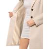 imageAllegra K Fall Coats for Womens 2025 Pea Coats Long Winter Trench CoatCream White